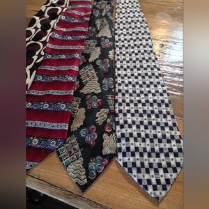 4 Ties Pierre Cardin, Prima Italy, Como Collezione